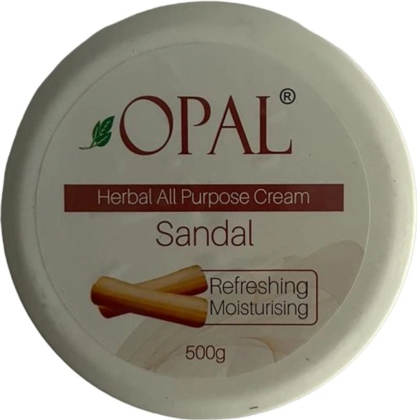 Opal Herbal Sandal Cream Refreshing Moisturising Cream - 500GM