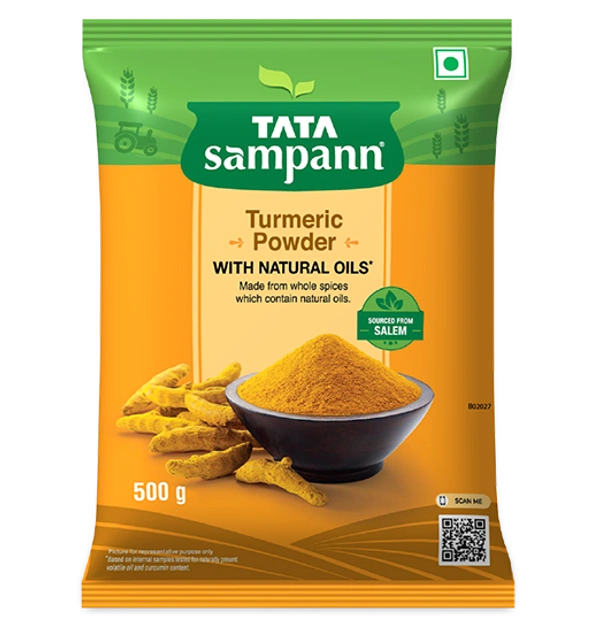 Tata Sampann Turmeric Powder With Natural Oils - 500GM