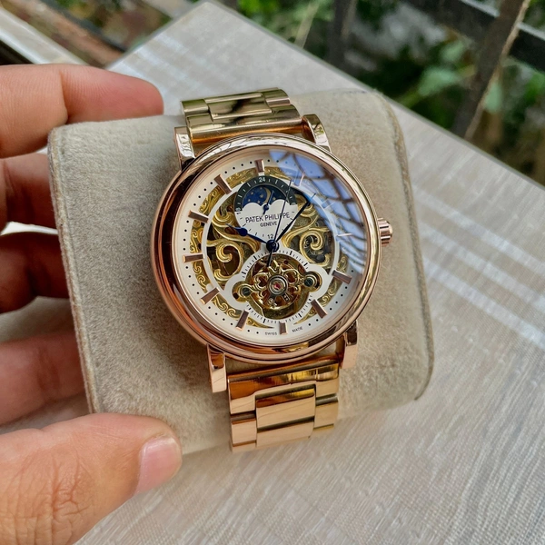 Patek Phillipe Tourbillon Gold Watch for Men | Premium Luxury Watches | MSquare Gadgets