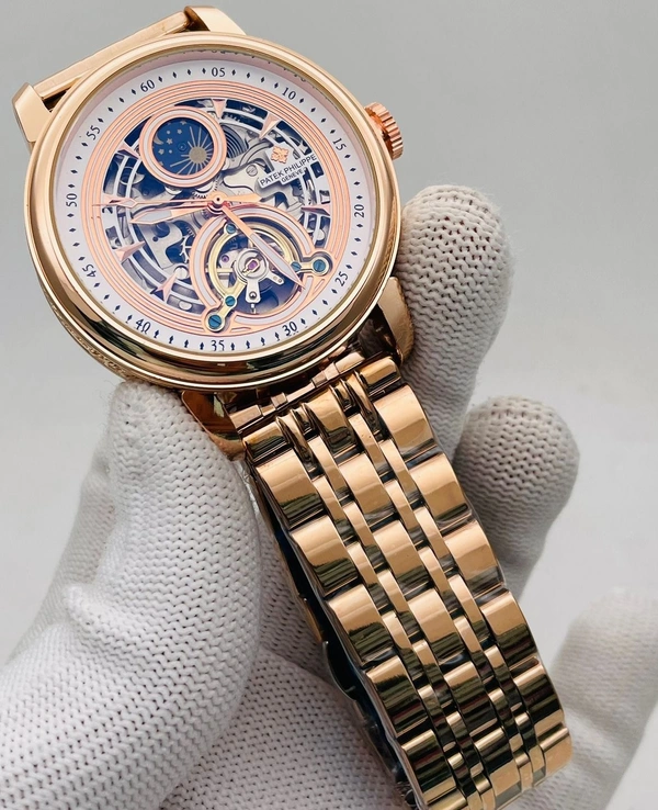 Patek Phillepe Automatic Gold Watch for Men | Premium Luxury Watches | MSquare Gadgets