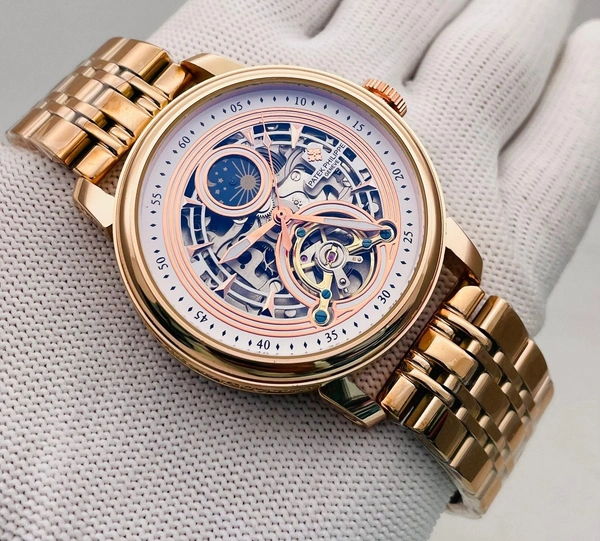 Patek Phillepe Automatic Gold Watch for Men | Premium Luxury Watches | MSquare Gadgets