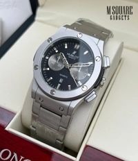 Hublot Classic Fusion| Stainless Steel Chain | Titanium Watch | Master Made Copy | Next To Original | MSquare Gadgets | Luxury Brands