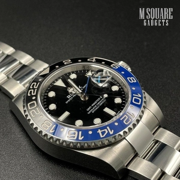 Rolex GMT Master II Batman | Black Dial With Black & Blue Bezel | Master Made Copy | Premium Watch | Next To Original | MSquare Gadgets | Luxury Brands