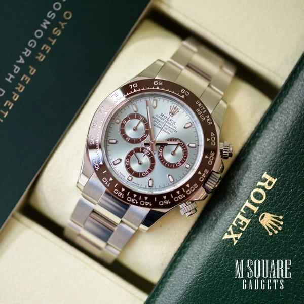 Rolex Cosmography Daytona Platinum |Blue dial watch | Master Made Copy | Premium Watch | Next To Original | MSquare Gadgets | Luxury brand