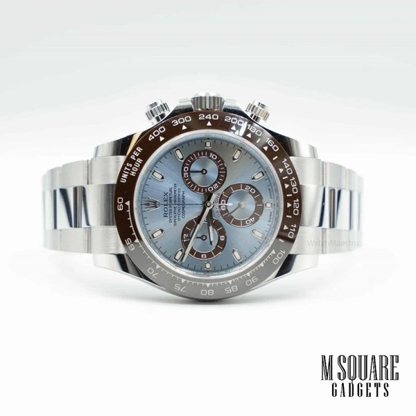 Rolex Cosmography Daytona Platinum |Blue dial watch | Master Made Copy | Premium Watch | Next To Original | MSquare Gadgets | Luxury brand