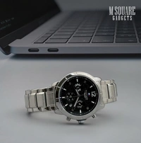 Tommy Hilfiger Luca | Black Dial | Stainless Steel Chain | Master Made Copy | Next To Original | MSquare Gadgets | Luxury Brand