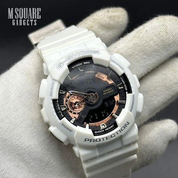 Casio-G-Shock Casio G-Shock GA-110RG-7A | ROSE GOLD | Analog Digital Watch | Master Made Copy | Next To Original | MSquare Gadgets | Luxury Brands
