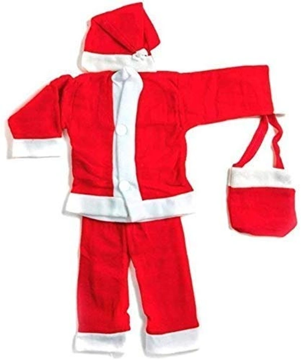 PK HUB Cristmas Santa Claus Fancy Dress Costume for Babies-Multicolor - 1-2 year