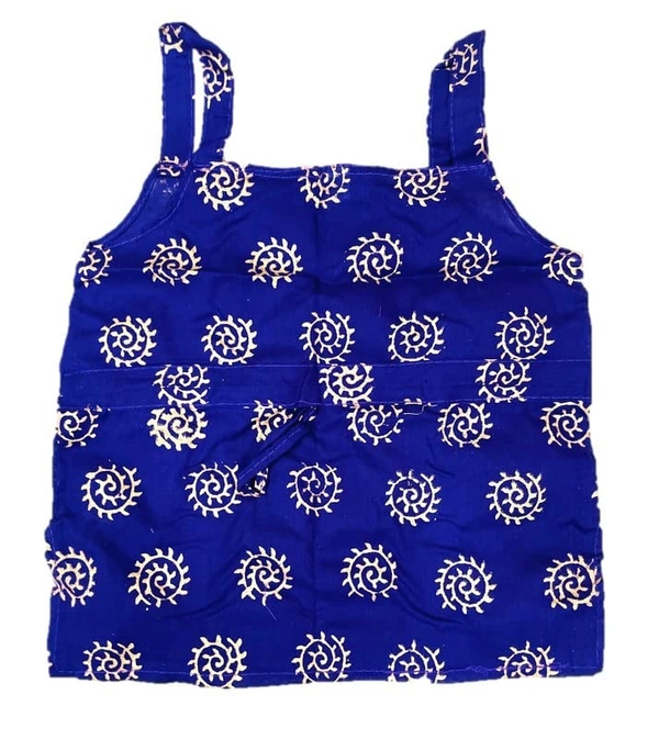 PK HUB® Baby Girl's Cotton Readymade Printed Lehenga Choli,Cute Gold print - 3-4 year, blue