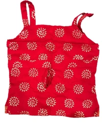 PK HUB® Baby Girl's Cotton Readymade Printed Lehenga Choli,Cute Gold Print - 4-5 year, Red