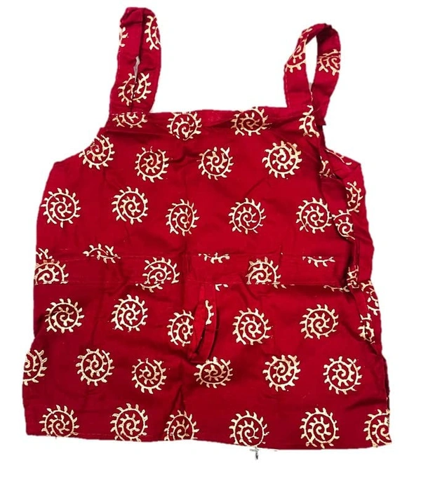 PK HUB® Baby Girl's Cotton Readymade Printed Lehenga Choli,Cute Gold print - 3-4 year, Maroon