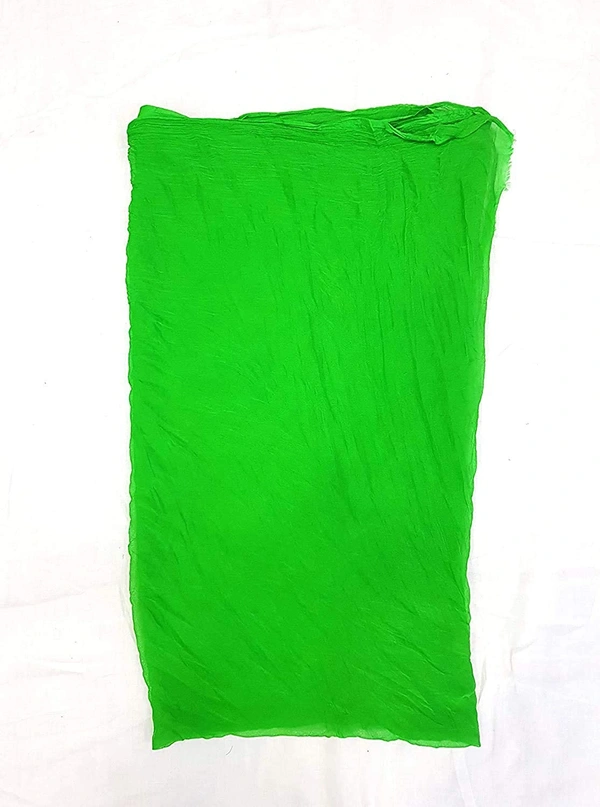 PK HUB Women's Chiffon Leheriya & Bandhej Saree With Same Color Blouse Piece(Length: 5.5 Meter, Blouse - 0.80 Meter) - Light Green