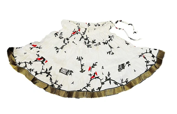 PK HUB Baby Girl's Cotton Readymade Printed Lehenga Choli - 1-2 Years