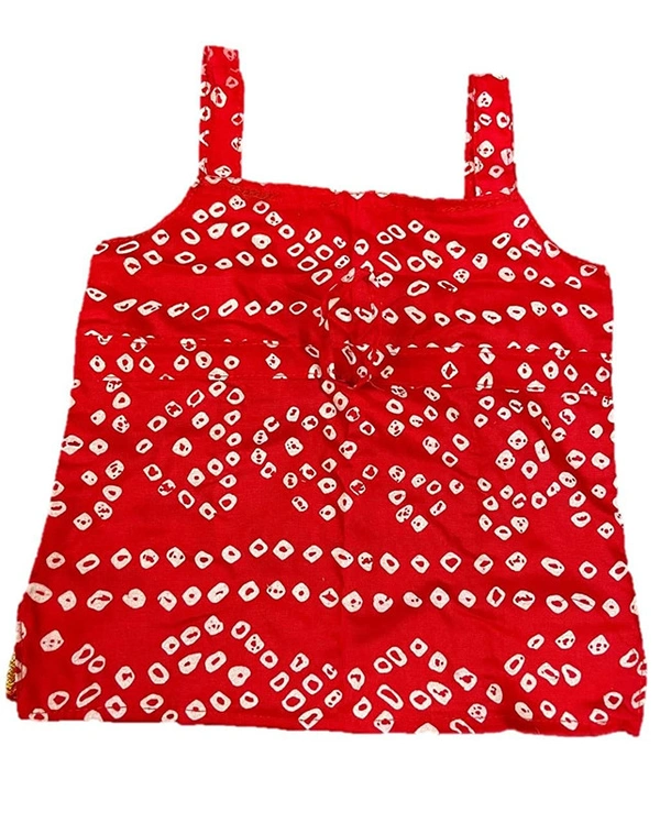 PK HUB Baby Girl's Cotton Readymade Printed Lehenga Choli - 2-3 Years