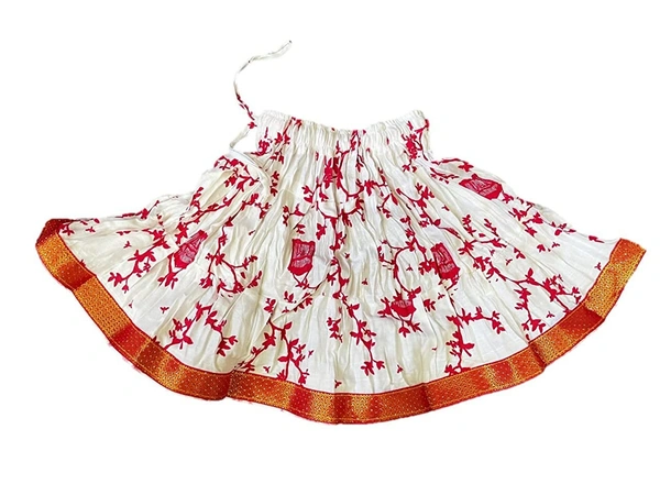 PK HUB Baby Girl's Cotton Readymade Printed Lehenga Choli - 2-3 Years