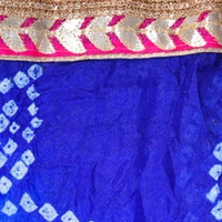 PK HUB jaipuri rajasthani women's art silk bandhej bandhani dupattas - FREE SIZE, Multicolor