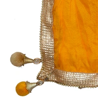 Women's Silk Bandhej Multicolor Dupatta (Free Size) - Multicolor