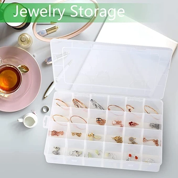 Plastic Compartment Cosmetic Rack Display Cases Makeup Lipstick Storage Organizer Holder Box (36 GRID JEWELLRY BOX