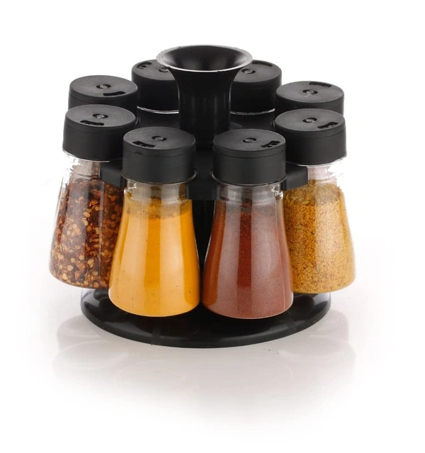Spice Rack 8 in 1 Masala Rack Set | Big Spice Container | Container jar bottle spice rack | Masala Storage Box | Kitchen Storage Organization
