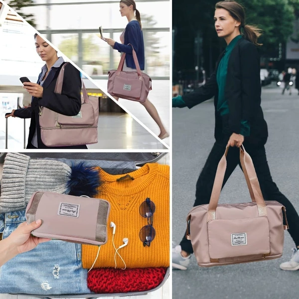 Duffle Bag For Travelling|Waterproof And Large Travel Bag For Women's - Purple