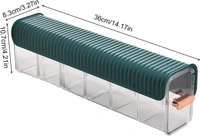 Wall mounted socks storage organizer for wardrobe 6 Grid/Cell undergarment organisers storage box for women bra panty storage boxes wall hanging socks (pack of 1) multi