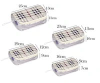 Cosmetic Wash Bag Makeup Pouch Bag Travel Transparent Toiletry Waterproof Zipper Wash Bag Household Grooming Kit Portable Organizer Case Carry Pouch. (4 pcs Bag Off