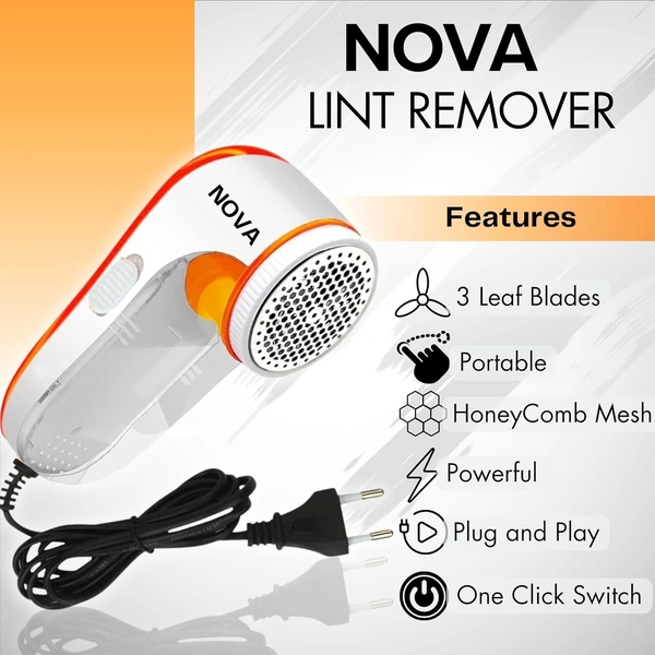 Lint Remover for Clothes - Fabric Cleaner Tint and Dust Remover | 1 Year Warranty
