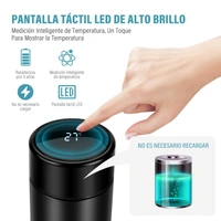 Sports Water Bottle with LED Temperature Display