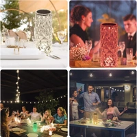 Diamond Light, Touch Lamp, Night Crytal Lamp, Night Table Lamp, Color Changing Led Lamp, Decorative Color Changing Lamp, Led Crystal Lamp