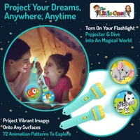 Ones Light Toys Projector For Kids,Sleeping Story Toys For Toddlers,Educational Learning Toys,Torch [Projector 9 Reels