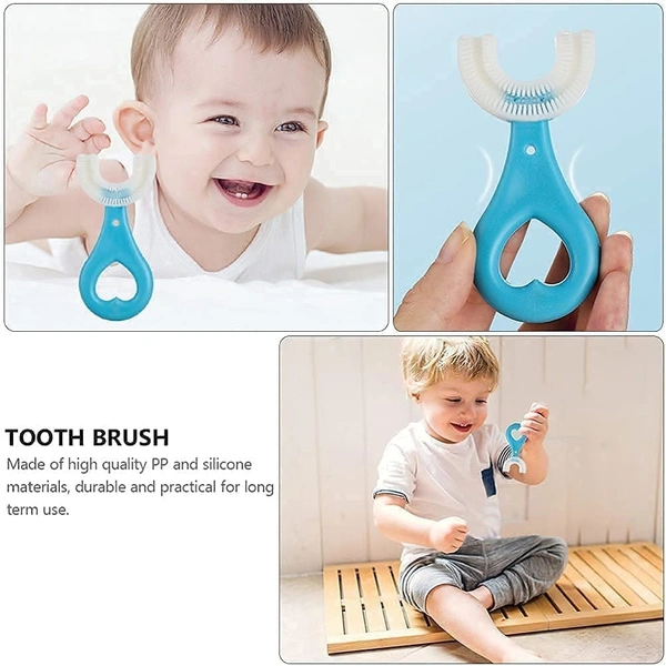 Baby Toothbrush for 1-2 Years - Brush Head for Children Infant Kids Toothbrush for Kids 2-6 Years Mouth-Cleaning (Multicolor, Pack of 1) (Baby Brush)