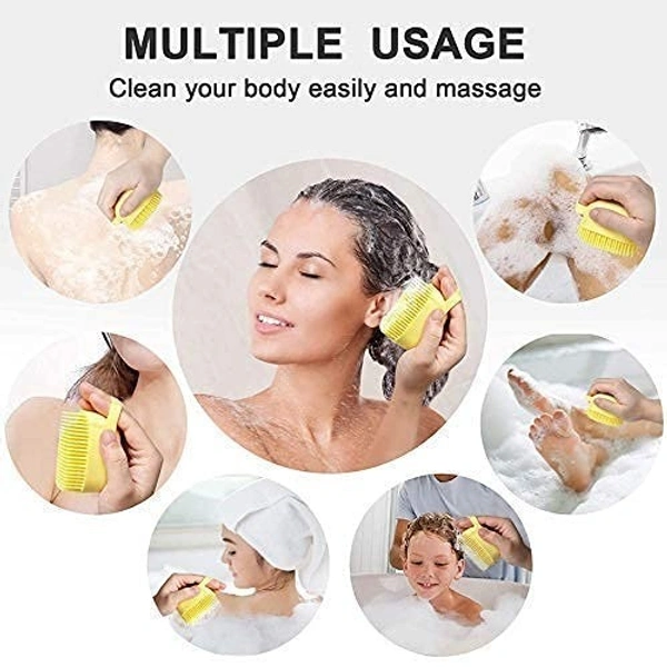 Silicon Massage Body BATH BRUSH for Skin Deep Cleaning Massage