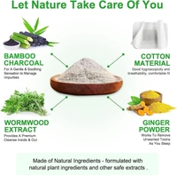 body detox foot patches Deep Cleansing Foot Patch Natural Bamboo Vinegar Ginger Powder Foot Pad for Foot Care foot patch for detoxification Relieve Stress Pain Relief and Remove Dampness detox foot patches (10)