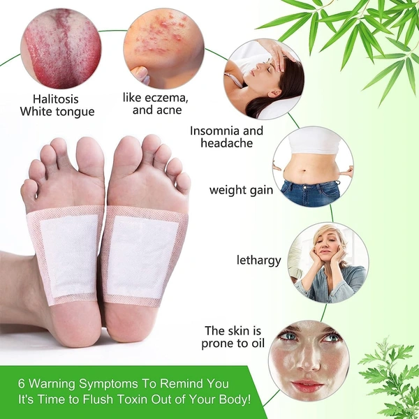 body detox foot patches Deep Cleansing Foot Patch Natural Bamboo Vinegar Ginger Powder Foot Pad for Foot Care foot patch for detoxification Relieve Stress Pain Relief and Remove Dampness detox foot patches (10)