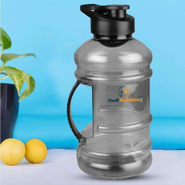 HulkNutrition BPA Free Gym Gallon Plastic Shaker/Sipper Bottle for Protein Shake 100% Leakproof Guarantee, 1.5 L , Pack of 1, Multicolour