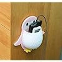 Penguin Toothbrush Holder/Brush Stand/Pen Holder/Kitchen/Bedroom/Office. Plastic Wall Shelf