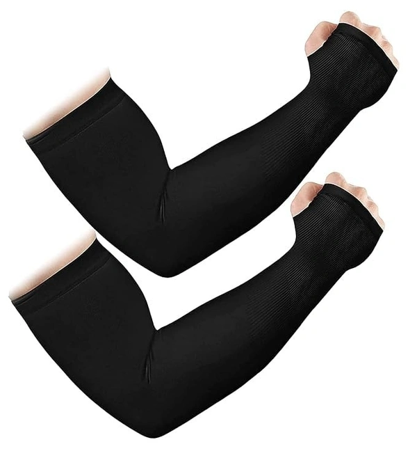 Arm sleeves with UV Protection for Men and Women Outdoor Indoor Sports UPF 50 Arm Cover with Compression & Cooling Effect Summer Hand Gloves