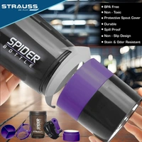 Gym Shaker Bottle | Shakers for Protein Shake with 2 Storage Compartment | Leakproof Gym Protein Shaker for Post and Pre-Workout Drink | 100% BPA Free (500 ML, Pack of 1