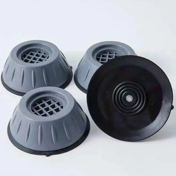 Anti Vibration Pads for Washing Machine with Suction Cup for Washing Machines Fridge Dryer Levelling Feet Anti-Walk, Anti-Skid,Anti-Vibration and Noise Cancellation (4 Pack)