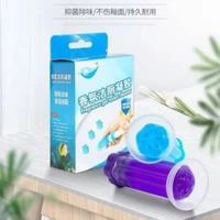 Multi Color Toilet Gel Bowl Cleaner Flower Stamp Push & Click Dispenser Pack of 1