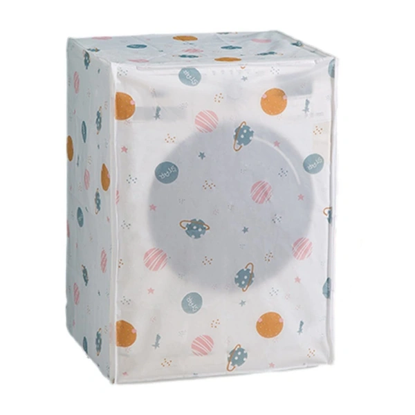 Plastic Anti-Slip Washer&Dryer Front Covers, Dust Cover, Washing Machine Front Load Cover, Anti-Stain Waterproof Washer And Dryer cover (Front Loading, Pattern May Vary)