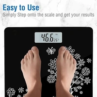 Digital Weight Scale for body weight, LCD Panel, Electronic Weighing scale with thick tempered glass, High Precision Sensors accurate weight machine
