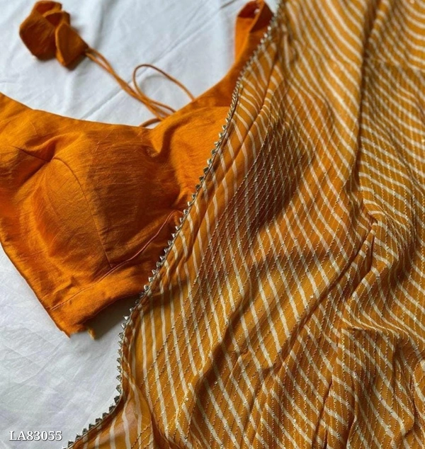 Georgette Silk 61 - Tangerine, Free