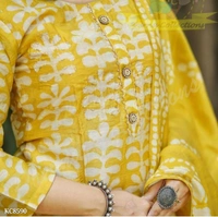 Yellow Batik Print - Yellow, M