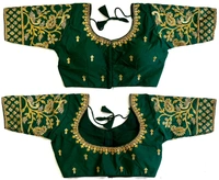 Chandra Kantha Blouse - Green House, 38 (Alter Upto 40)