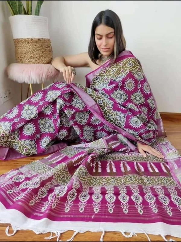 Lenin Print Vk 4023 - Magenta / Fuchsia, Free