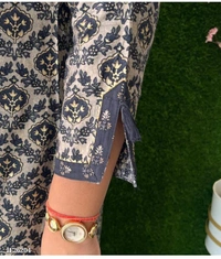 Pure Fine Reyon Kurti Pant Dupatta - L