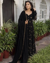 Black Beauty Gown - Black, M