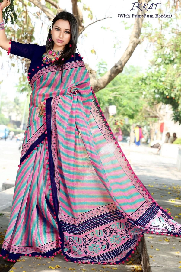 Kvc Ikkat - Silver, Free