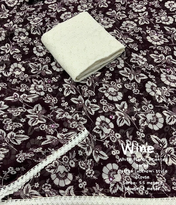 Soft Printed Saree - Clairvoyant